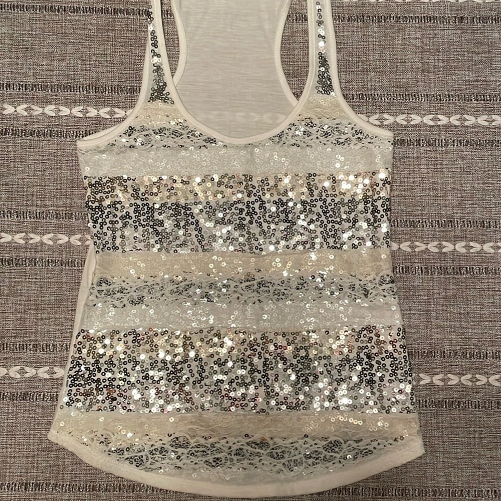 Almost Famous Sparkle Tank Top.
